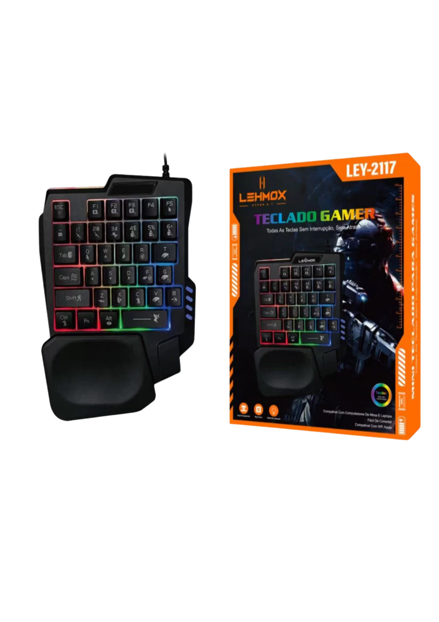 MINI TECLADO GAMER LEHMOX LEY-2117