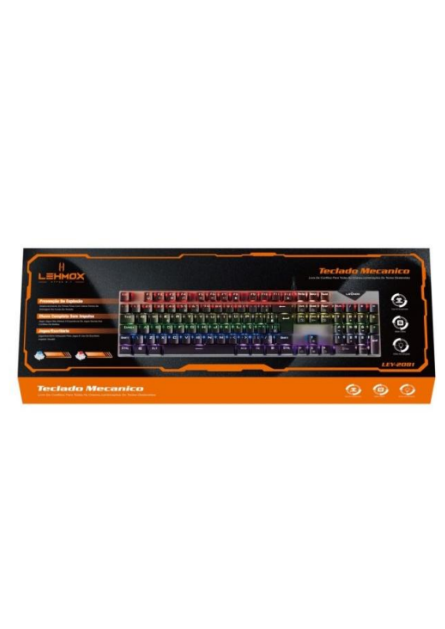 TECLADO GAMER MECANICO LEHMOX LEY-2081