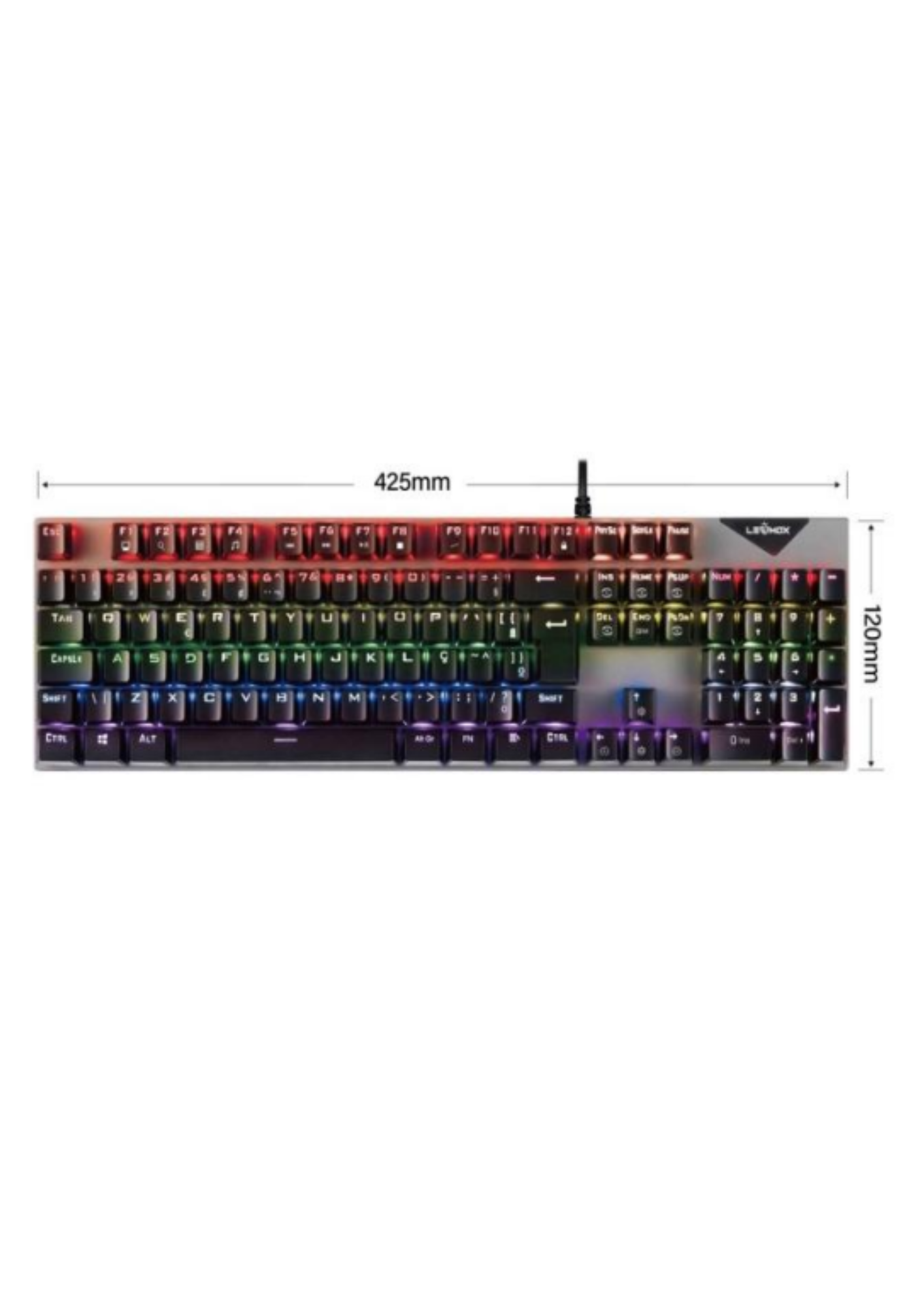 TECLADO GAMER MECANICO LEHMOX LEY-2081 - Imagem 2
