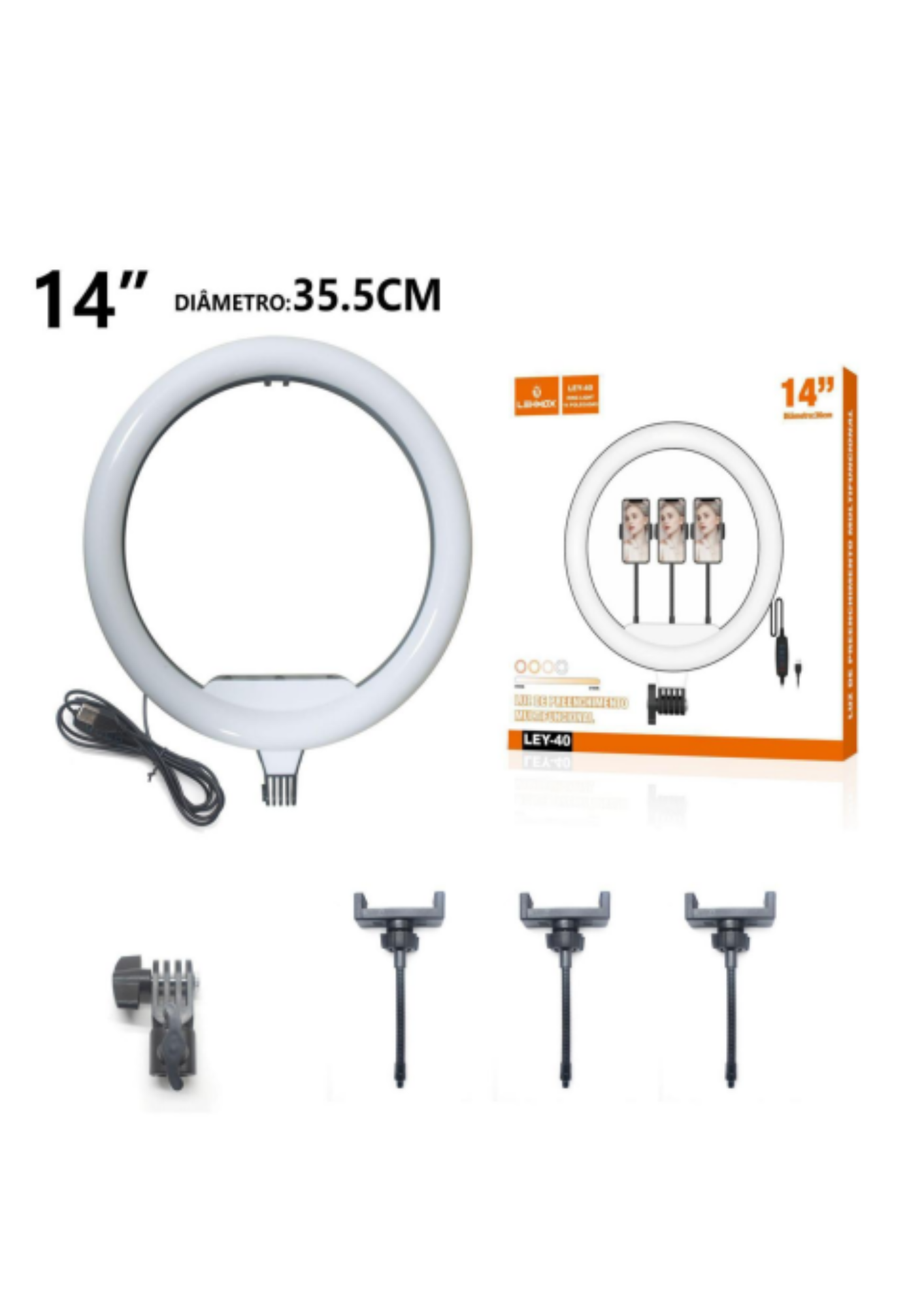 RINH LIGHT LEHMOX 14 POLEGADAS LEY-40