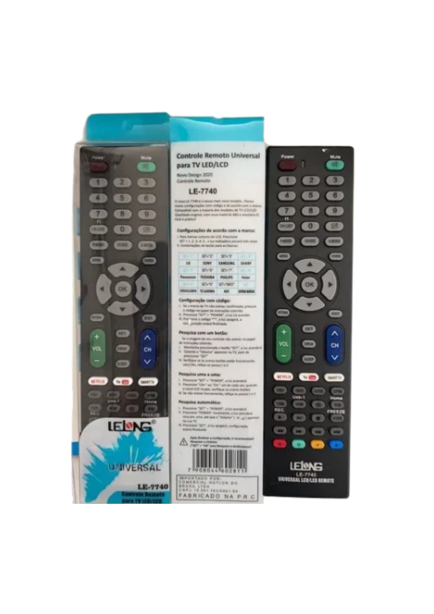 CONTROLE REMOTO UNIVERSAL LELONG LE-7740-1
