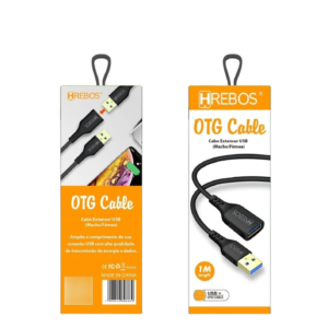 CABO EXTENSOR USB 1M HREBOS HS-38
