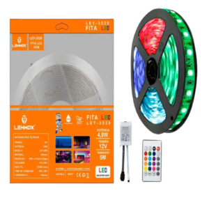 FITA DE LED 5M LEHMOX RGB LEY-3528