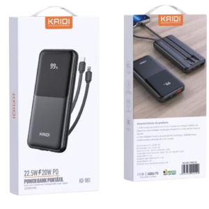 POWER BANK KAIDI 10000MAH KD-961