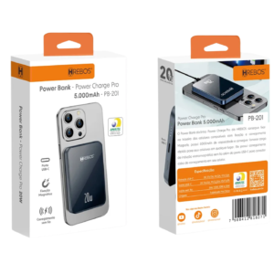 POWER BANK HREBOS 5000MAH PB-201