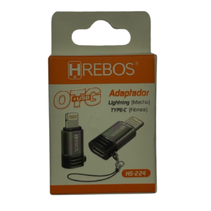 ADAPTADOR OTG HREBOS TPC/IOS HS-224