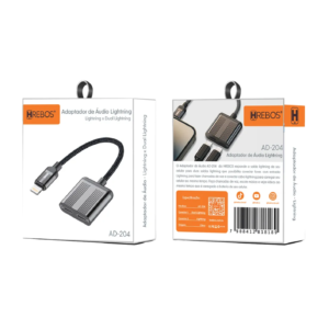 ADAPTADOR DE AUDIO HREBOS IOS AD-204