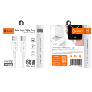 CABO DE DADOS HREBOS TPC/TPC 1M CB-320C