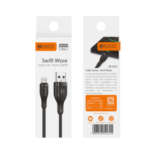 CABO DE DADOS HREBOS V8 1M CB-217V