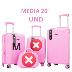 MALA DE VIAGEM MEDIA 20´ DELLA PINK ML-43