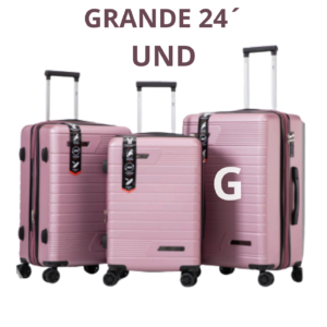 MALA DE VIAGEM GRANDE 24´ DELLA ML-75 ROSA OURO.