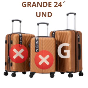 MALA DE VIAGEM GRANDE 24´ DELLA ML-71 CAFÉ.