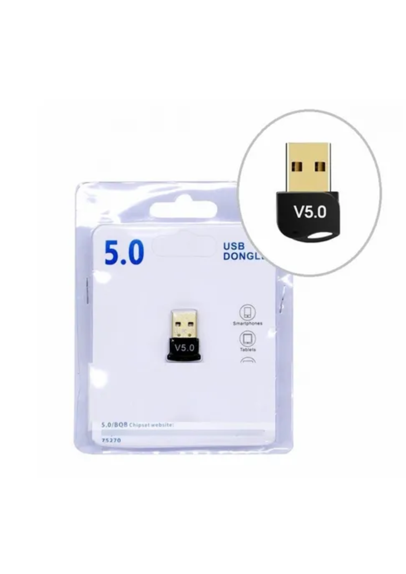 ADAPTADOR BLUETOOTH USB DONGLE 5.0 AJ-N15