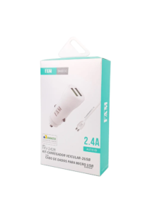 CARREGADOR VEICULAR FAM V8 FKV-2428