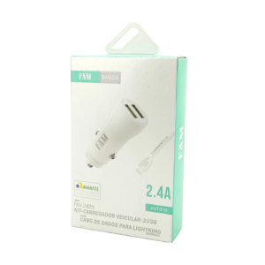 CARREGADOR VEICULAR FAM IOS FKV-2425